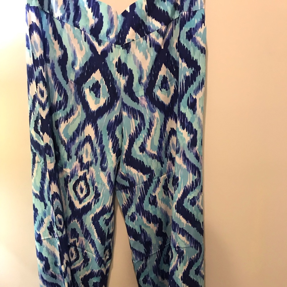 Lilly Pulitzer Silk Palazzo Pants